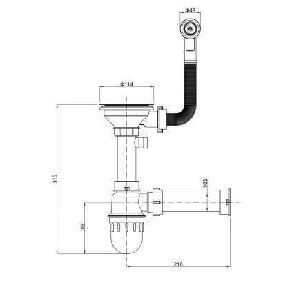 Samona - Chiuvetă de bucătărie SAMONA 77x44 cm granit/bej