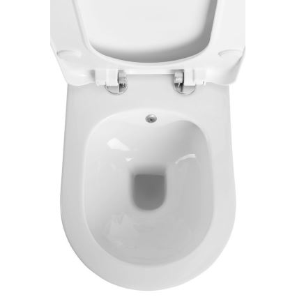 Sapho AVVA CLEANWASH - WC suspendat cu bideu, ceramică/albă