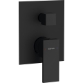 Sapho - Baterie de duș pentru montaj încastrat CUBEMIX, negru mat