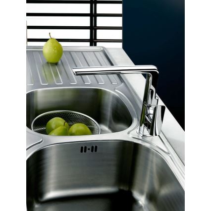 Sapho - Baterie pentru lavoar MIXONA 22,4 cm, crom lucios