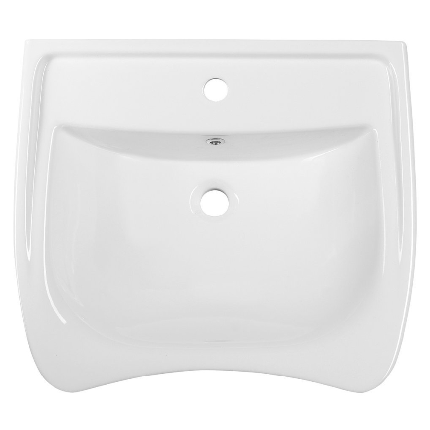 Sapho - Chiuvetă suspendată pentru persoane cu dizabilități DISABLED 60x55 cm ceramică/albă