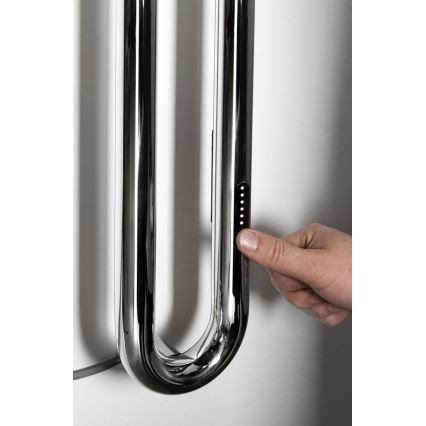 Sapho - DUOPASSO uscător electric pentru prosoape cu temporizator, 45W, 170 x 12 cm, crom lucios