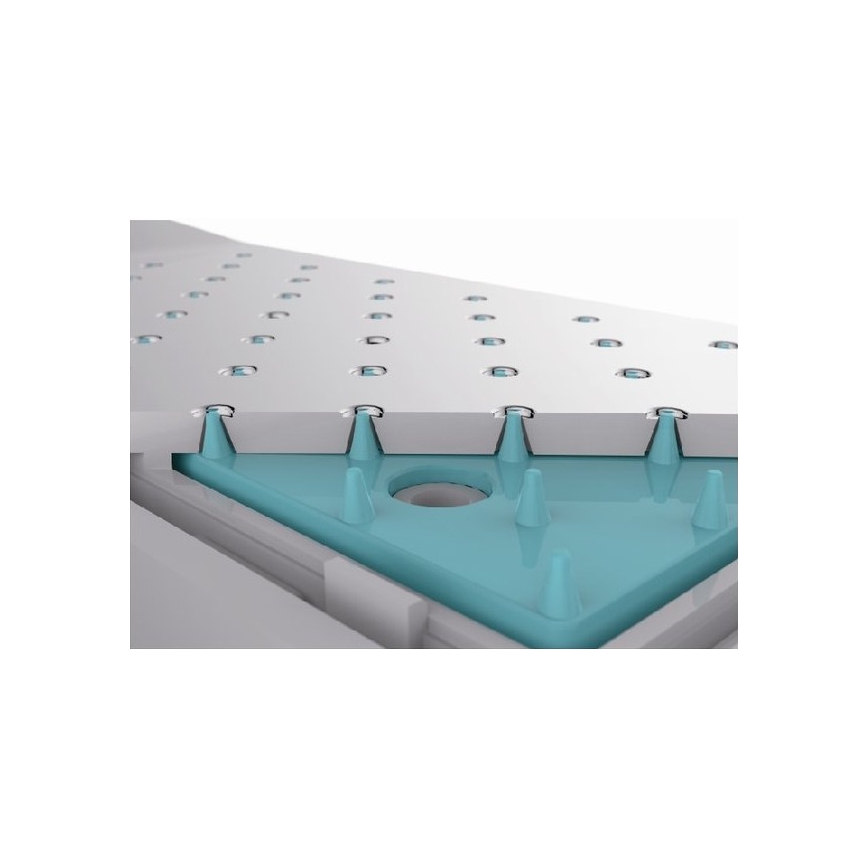 Sapho - Duș de mână cu sistem autocurățare, crom lucios