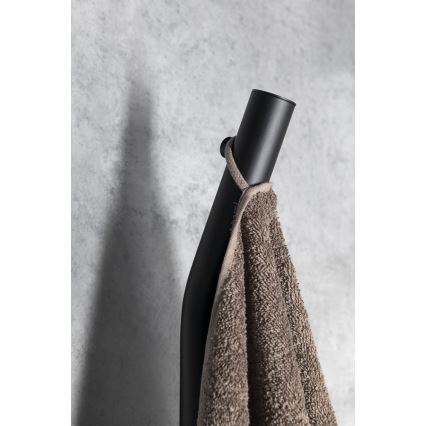 Sapho - Uscător electric pentru prosoape DUOPASSO cu temporizator, 45 W, 170 x 12 cm, negru mat