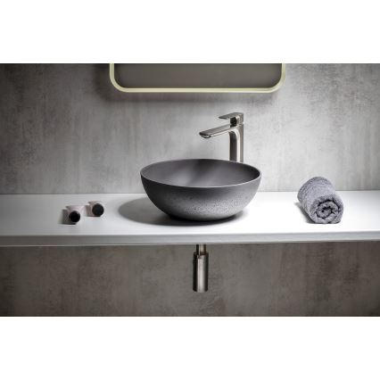 Sapho - Lavoar de blat FORMIGO, diametru 39 cm, beton/antracit