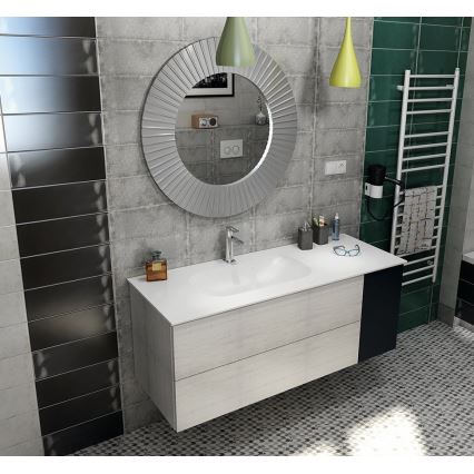 Sapho - Lavoar încastrat ROCKSTONE 67 x 35,5 cm, alb mat