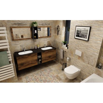 Sapho - Lavoar încastrat ROCKSTONE 67 x 35,5 cm, alb mat