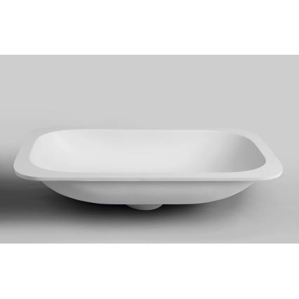 Sapho - Lavoar încastrat ROCKSTONE 67 x 35,5 cm, alb mat