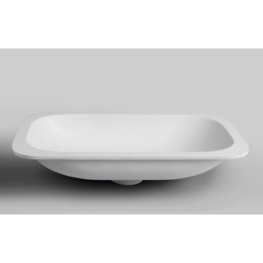Sapho - Lavoar încastrat ROCKSTONE 67 x 35,5 cm, alb mat
