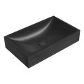 Sapho - Lavoar pe blat 58x36 cm beton/negru