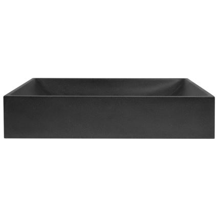 Sapho - Lavoar pe blat 58x36 cm beton/negru