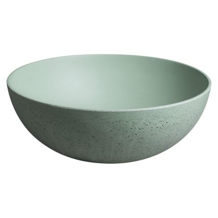 Sapho - Lavoar pe blat FORMIGO Ø 39 cm, beton/verde