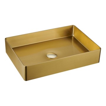 Sapho - Lavoar pentru blat AURUM 50 x 35 cm, auriu mat