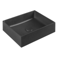 Sapho - Lavoar pentru blat FORMIGO 47,5 x 36,5 cm beton/negru
