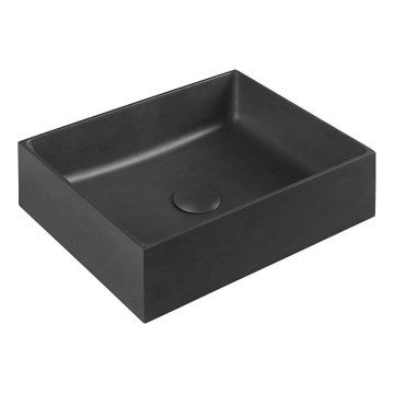 Sapho - Lavoar pentru blat FORMIGO 47,5 x 36,5 cm beton/negru