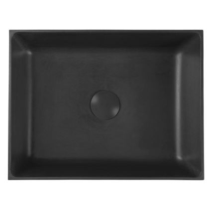 Sapho - Lavoar pentru blat FORMIGO 47,5 x 36,5 cm beton/negru
