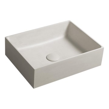Sapho - Lavoar pentru blat FORMIGO 47,5 x 36,5 cm, beton/nisip mat
