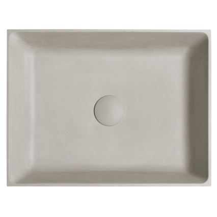 Sapho - Lavoar pentru blat FORMIGO 47,5 x 36,5 cm, beton/nisip mat