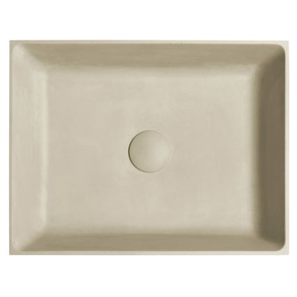 Sapho - Lavoar pentru blat FORMIGO 47,5x36,5 cm beton/bej
