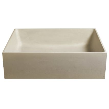 Sapho - Lavoar pentru blat FORMIGO 47,5x36,5 cm beton/bej