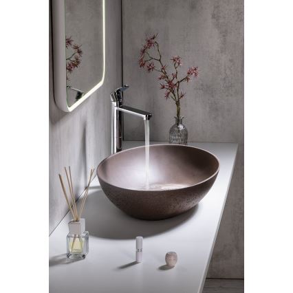 Sapho - Lavoar pentru blat FORMIGO 60x40 cm beton/maro