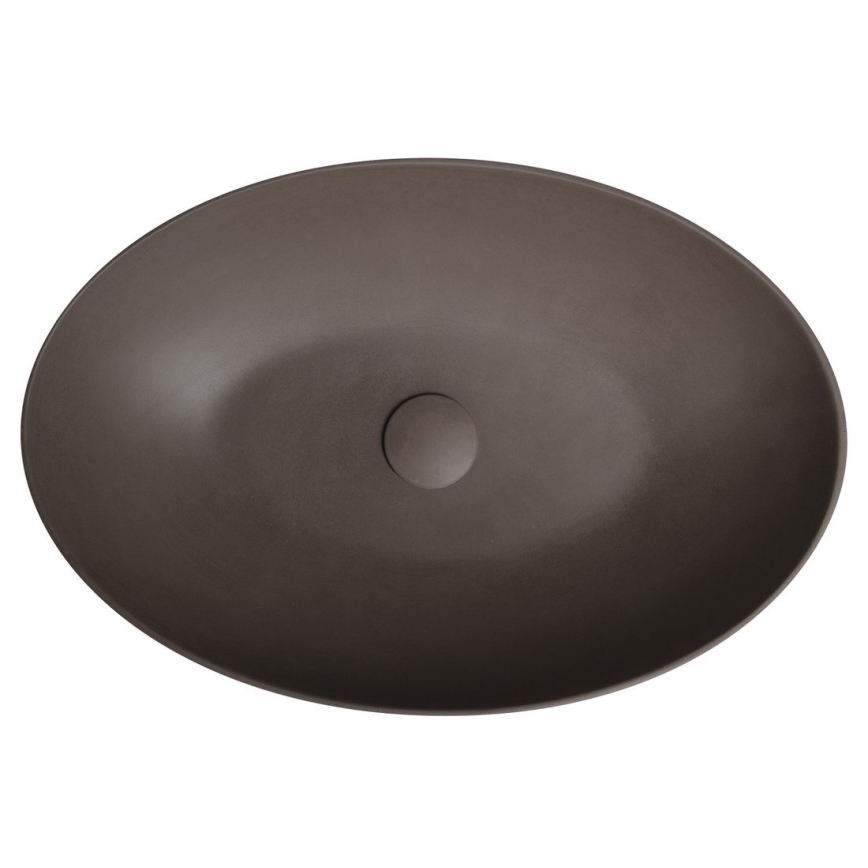 Sapho - Lavoar pentru blat FORMIGO 60x40 cm beton/maro