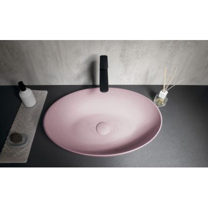 Sapho - Lavoar pentru blat FORMIGO 60x40 cm beton/roz