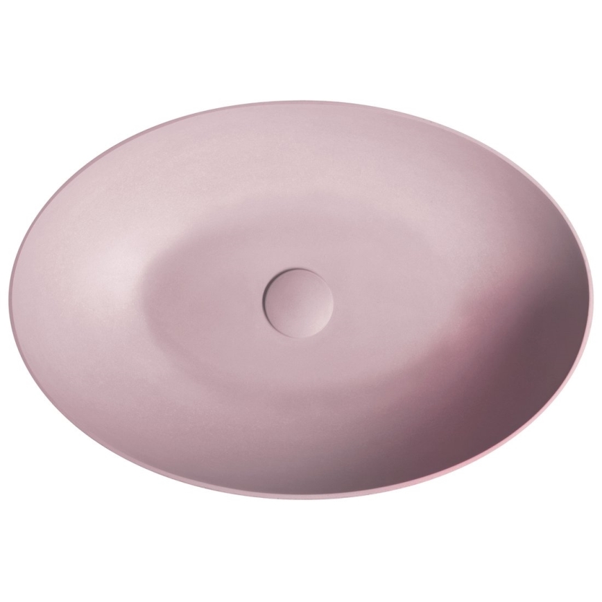 Sapho - Lavoar pentru blat FORMIGO 60x40 cm beton/roz