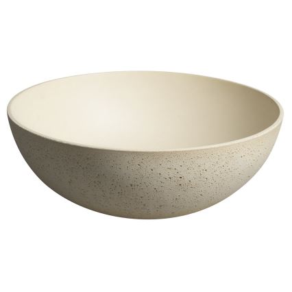 Sapho - Lavoar pentru blat FORMIGO Ø 39 cm, beton/bej