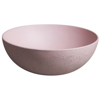 Sapho - Lavoar pentru blat FORMIGO Ø 39 cm beton/roz