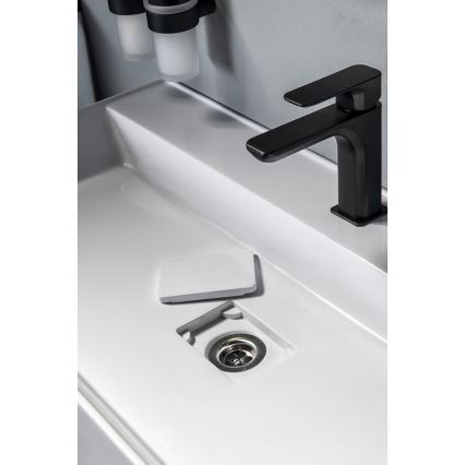 Sapho - Lavoar pentru blat GODIVA, 68 x 44 cm, marmură/alb