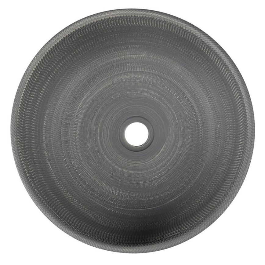 Sapho - Lavoar pentru blat PRIORI Ø 41 cm, ceramică/gri