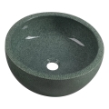 Sapho - Lavoar pentru blat PRIORI Ø 42 cm ceramică/verde