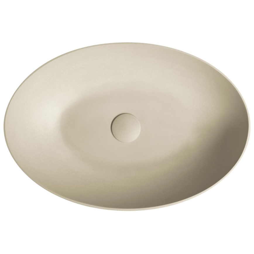 Sapho - Lavoar pentru montaj pe blat FORMIGO 60x40 cm, beton/bej