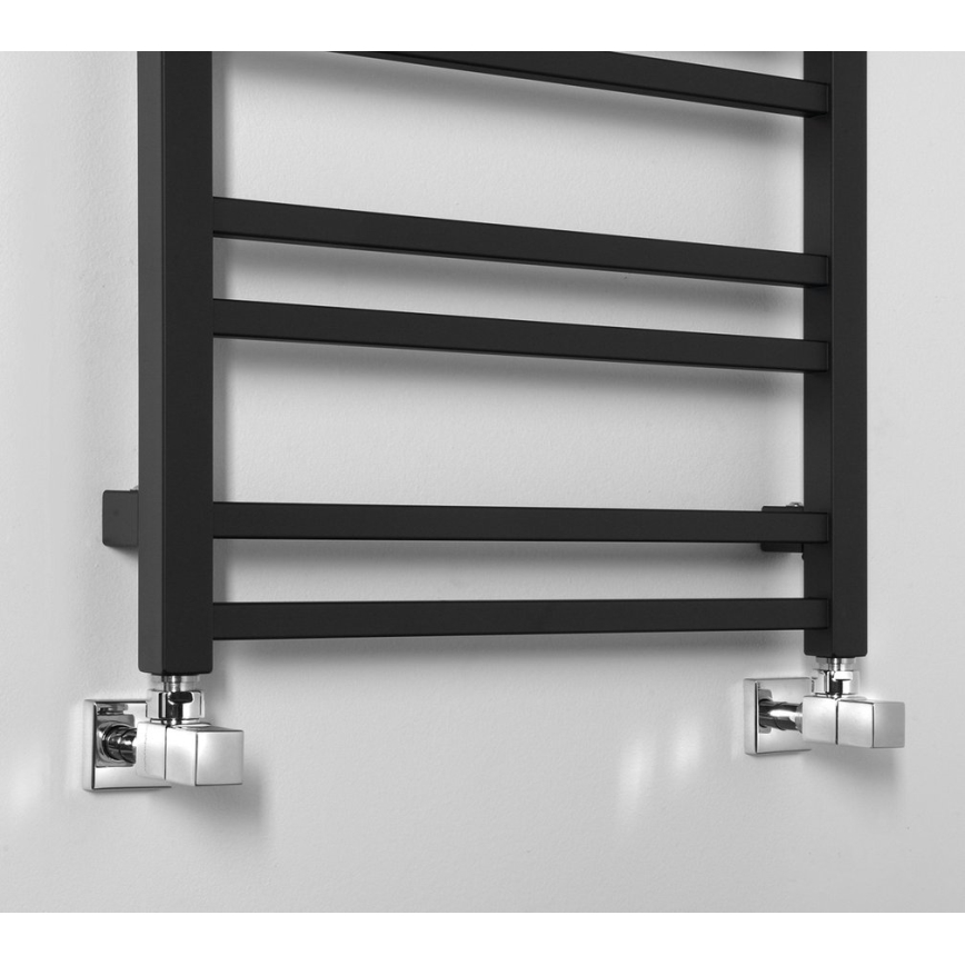 Sapho METRO DOS - Radiator pentru baie, 343 W, 50 x 110 cm, negru mat