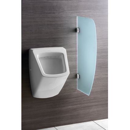 Sapho - Panou despărțitor pentru pisoare 40x80 cm, sticlă mată