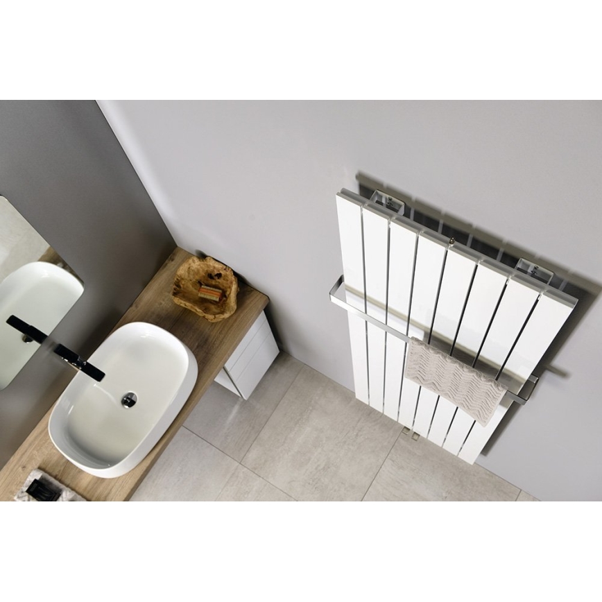 Sapho - Radiator de baie COLONNA 910W/230V 45x180 cm alb