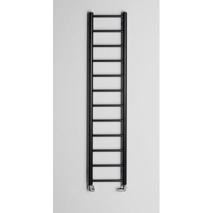 Sapho - Radiator de baie DINA 138x30 cm, negru mat