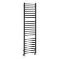 Sapho - Radiator de baie DINA 156x40 cm negru mat