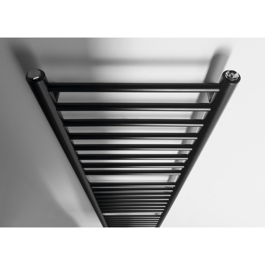 Sapho - Radiator de baie DINA 156x40 cm negru mat
