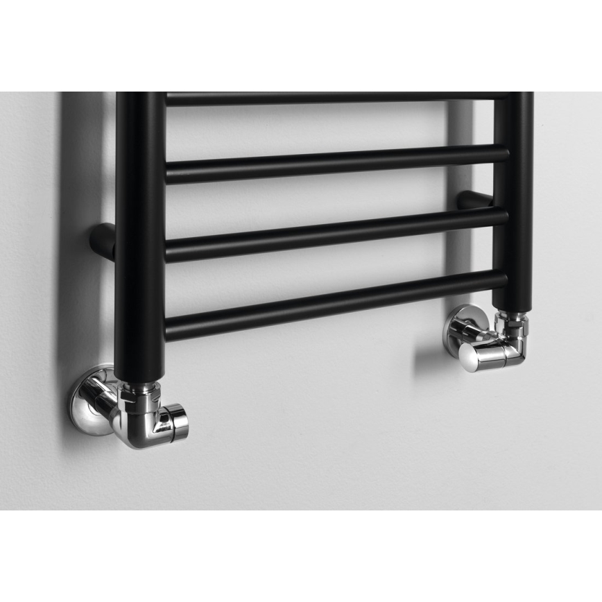 Sapho - Radiator de baie DINA 156x40 cm negru mat