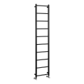 Sapho - Radiator de baie DINA 168 x 35 cm, negru mat
