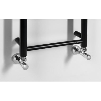 Sapho - Radiator de baie DINA 168 x 35 cm, negru mat