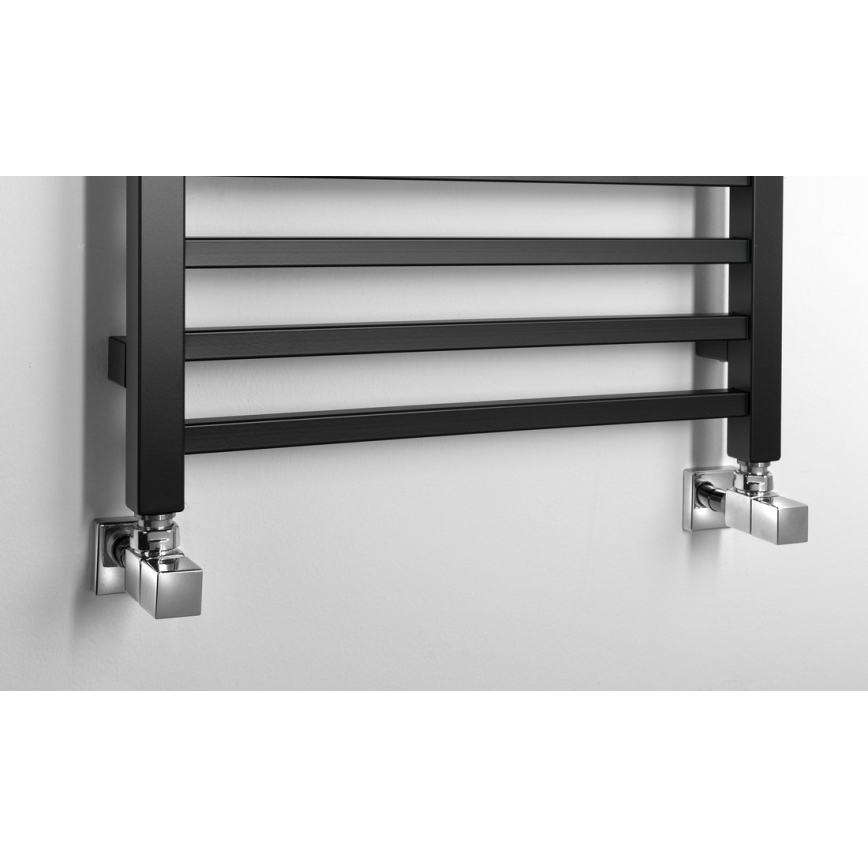 Sapho - Radiator de baie METRO 120 x 50 cm, negru mat