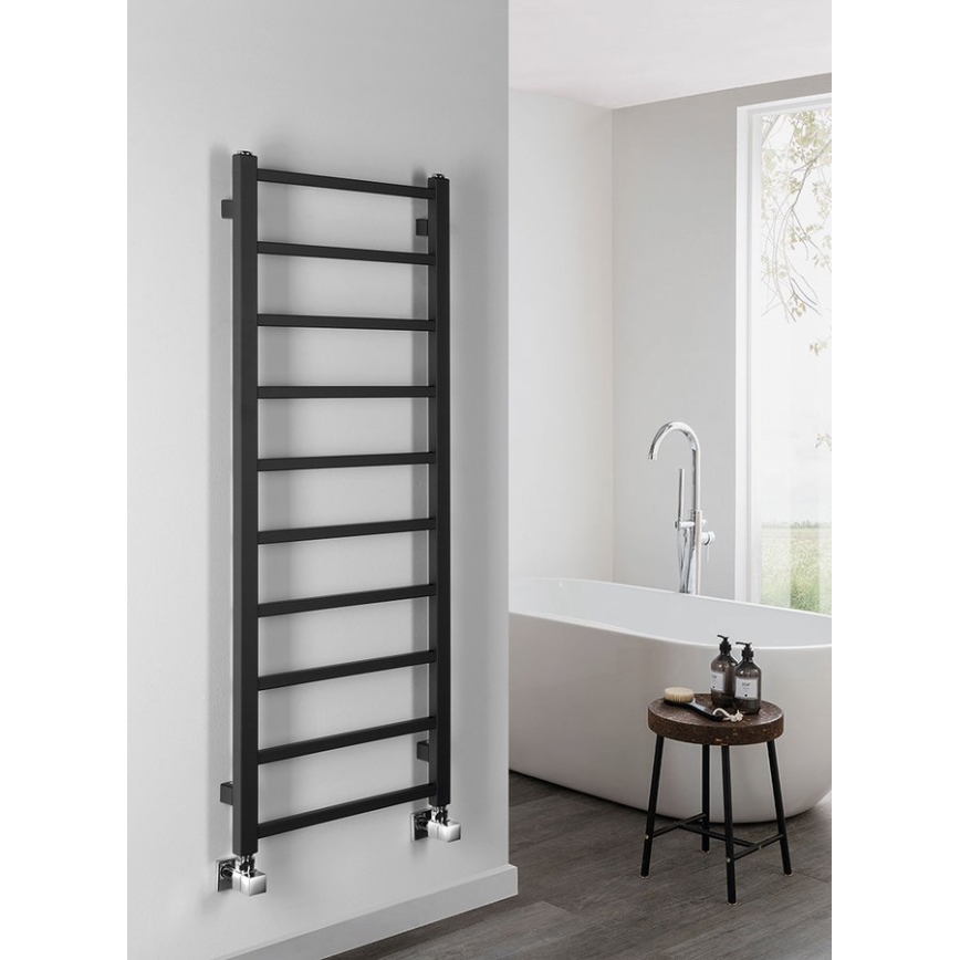Sapho - Radiator de baie METRO DOS 114 x 40 cm, negru mat