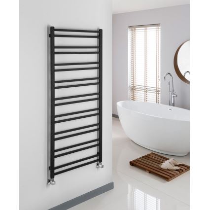Sapho - Radiator de baie METRO DOS 143x55 cm negru mat