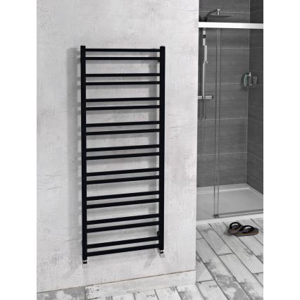 Sapho - Radiator de baie METRO DOS 143x55 cm negru mat
