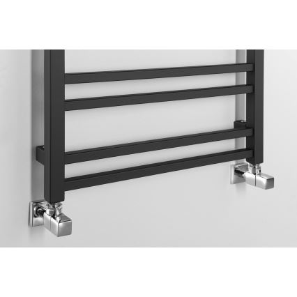 Sapho Radiator de baie METRO DOS, 476 W/230 V, 55 x 143 cm, negru mat