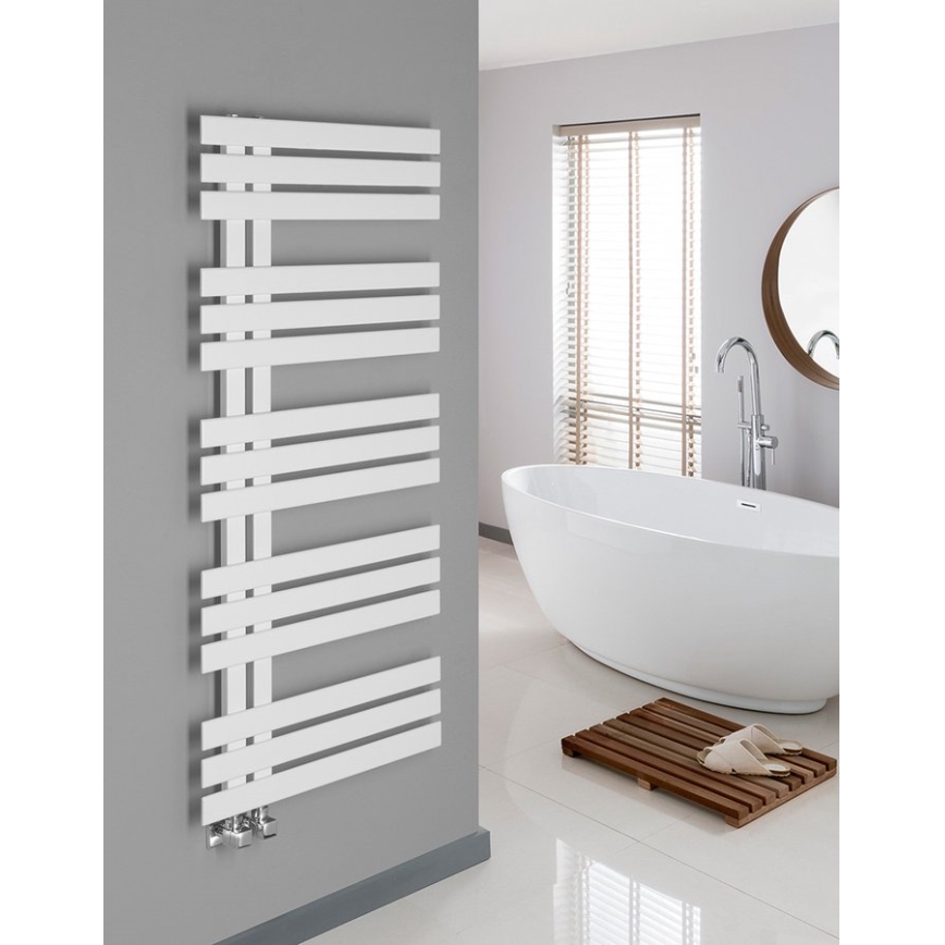 Sapho - Radiator de baie SILVANA 123 x 50 cm, alb