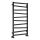 Sapho - Radiator de baie ZIG 110x60 cm negru